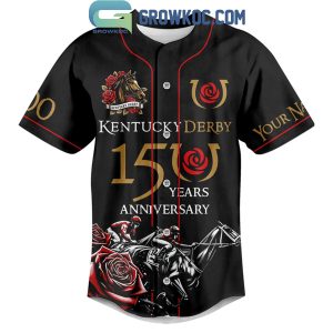 Kentucky Derby 150 Years Of Anniversary Personalized Baseball Jersey