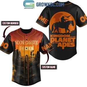 Kingdom Of The Planet Of The Apes Personalized Baseball Jersey