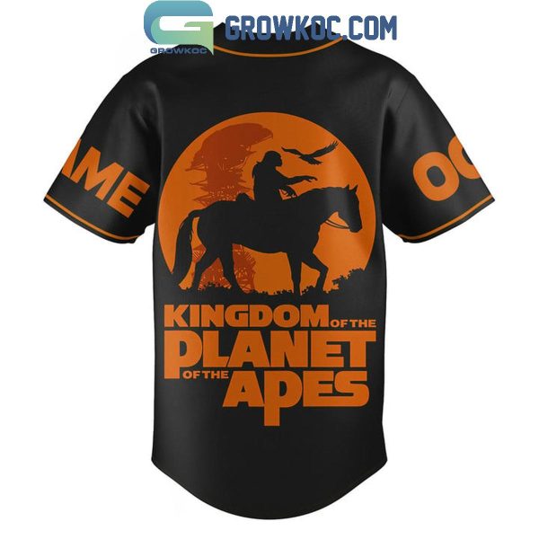 Kingdom Of The Planet Of The Apes Personalized Baseball Jersey