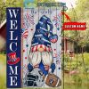 Los Angeles Chargers Football Welcome 4th Of July Personalized House Garden Flag