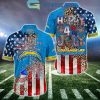 Las Vegas Raiders Patriot Fan Happy 4th Of July Hawaiian Shirts