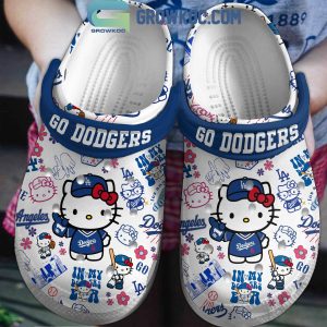 Los Angeles Dodgers Hello Kitty Go Dodgers Crocs Clogs
