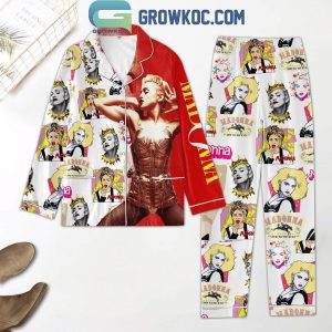 Madonna Music Pop Queen Polyester Pajamas Set