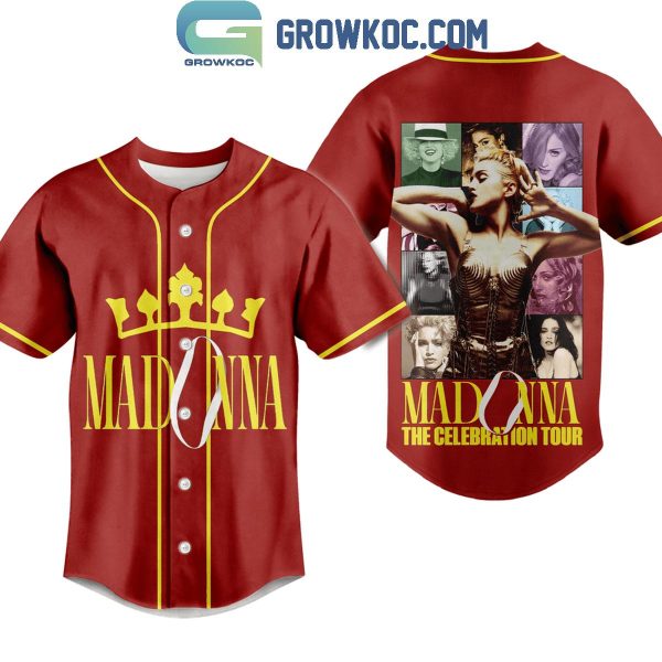 Madonna The Celebration Tour The Queen Personalized Baseball Jersey