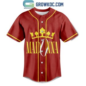 Madonna The Celebration Tour The Queen Personalized Baseball Jersey