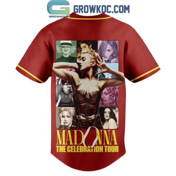 Madonna The Celebration Tour The Queen Personalized Baseball Jersey