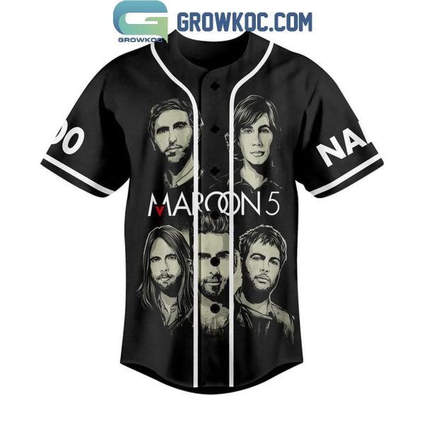 Maroon 5 M5LV The Residency Tour 2024 Personalized Baseball Jersey