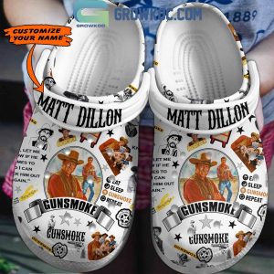 Matt Dillon Gunsmoke America Cowboys Crocs Clogs