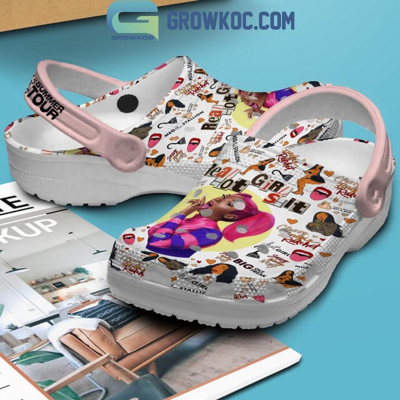 Megan Thee Stallion Hot Girl Summer Tour 2024 Crocs Clogs - Growkoc