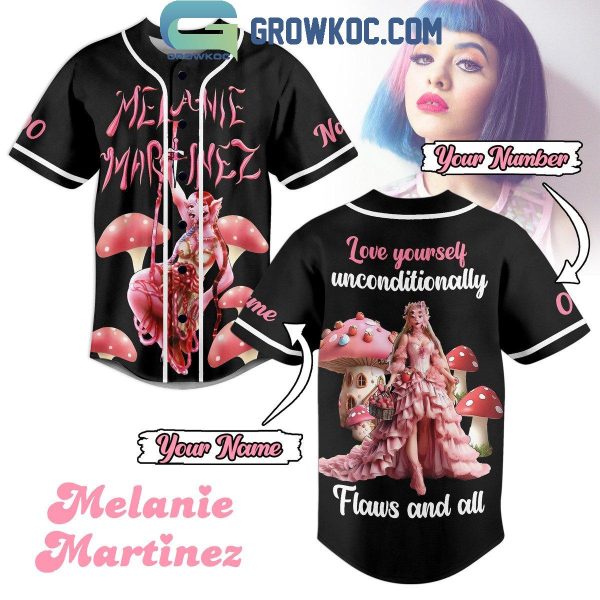 Melanie Martinez Love Yourself Unconditionally Personalized Baseball Jersey