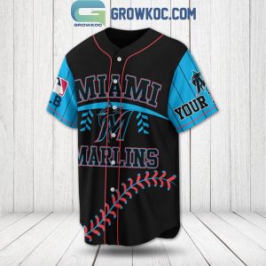 Miami Marlins 2024 Baseball Fan Love Personalized Baseball Jersey
