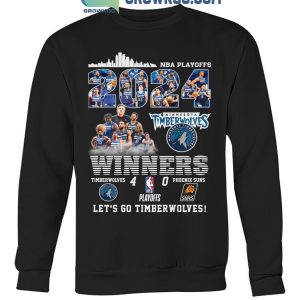 Minnesota Timberwolves 2024 NBA Playoffs Winner Let’s Go Timberwolves T-Shirt