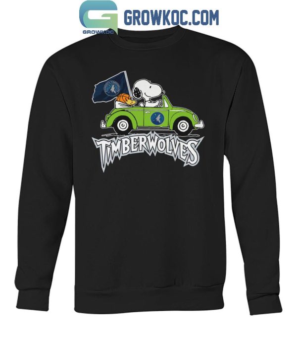 Minnesota Timberwolves Basketball Team Snoopy Fan Forever T-Shirt