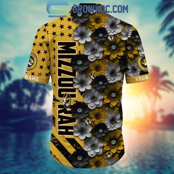 Missouri Tigers Summer Flower Love Fan Personalized Hawaiian Shirt