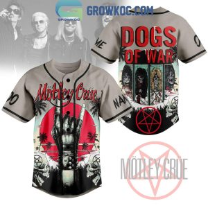Motley Crue Dogs Of War Personalized Baseball Jersey
