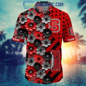 NC State Wolfpack Summer Flower Love Fan Personalized Hawaiian Shirt