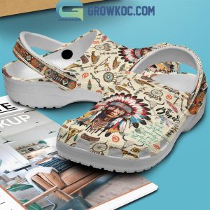 Native American Proverbs Seek Wisdom Not Knowledge Fan Crocs Clogs