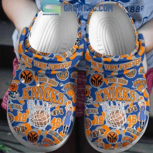 New York Knicks New York Forever Bing Bong Crocs Clogs
