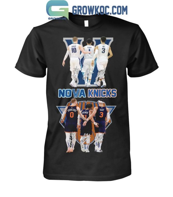 New York Knicks Villanova Wildcats The Best Trios T-Shirt