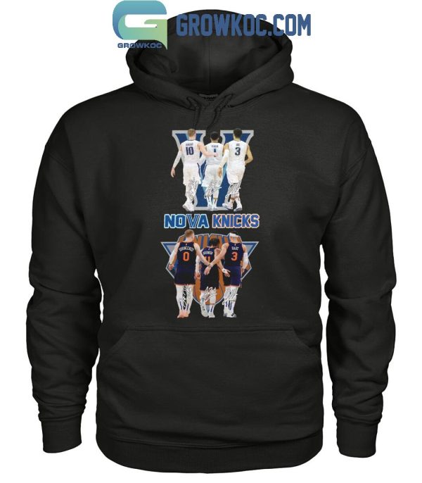 New York Knicks Villanova Wildcats The Best Trios T-Shirt