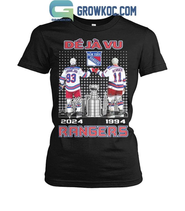New York Rangers D?j? Vu Champions 2024 1994 Hockey Fan T-Shirt