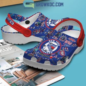 New York Rangers No Quit In New York Blue Version Crocs Clogs