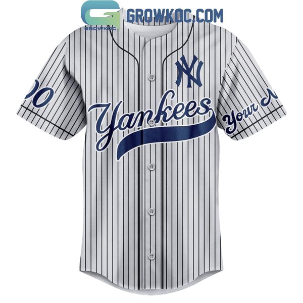 New York Yankees Bronx Bombers For Life Personalized Baseball Jersey