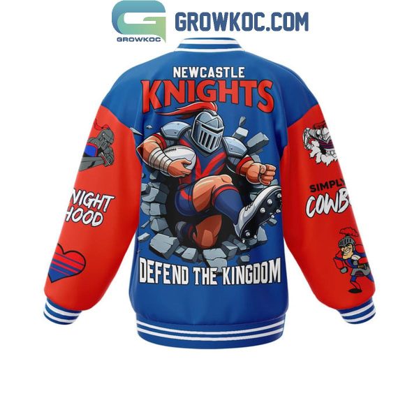 Newcastle Knights Defend The Kingdom Fan Baseball Jacket