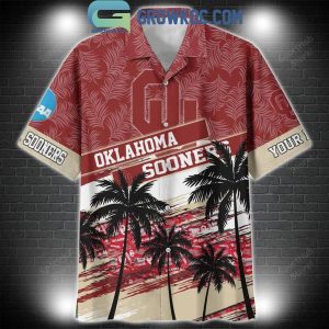 Oklahoma Sooners Coconut Tree Summer Lover Personalized Hawaiian Shirt