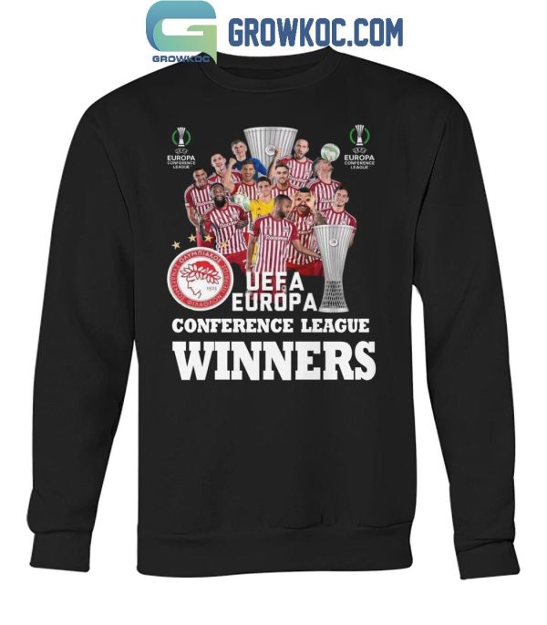 Olympiacos FC UEFA Europa Conference League Winner T-Shirt