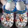 Outlander Sassenach Dinna Lash Crocs Clogs Blue Design