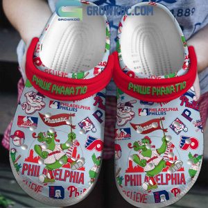 Philadelphia Phillies 2024 Phille Phanatio Baseball Season Crocs Clogs