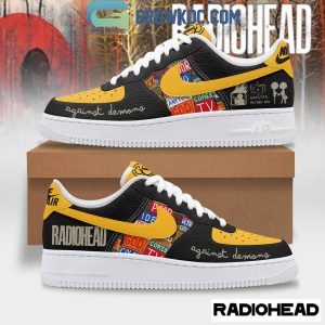Radiohead Against Demons Fan Air Force 1 Shoes