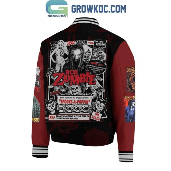 Rob Zombie New Concert Spooks-A-Poppin Baseball Jacket