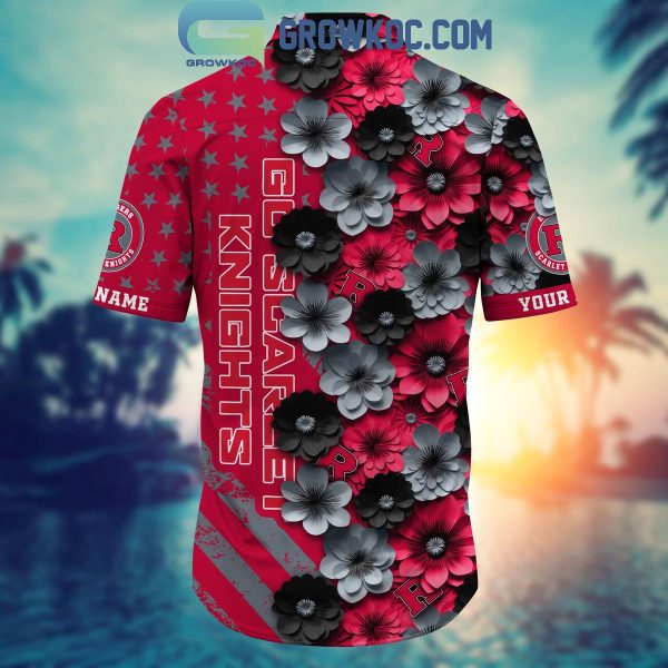 Rutgers Scarlet Knights Summer Flower Love Fan Personalized Hawaiian Shirt