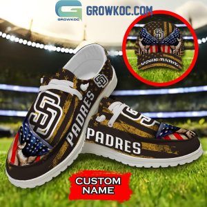 San Diego Padres American Proud Personalized Hey Dude Shoes