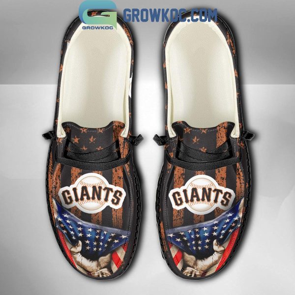 San Francisco Giants American Proud Personalized Hey Dude Shoes