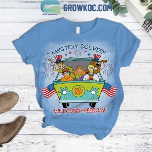 Scooby Doo Mystery Solved We Found Freedom Blue T-Shirt Short Pants