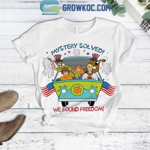Scooby Doo Mystery Solved We Found Freedom White T-Shirt Short Pants