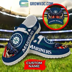 Seattle Mariners American Proud Personalized Hey Dude Shoes