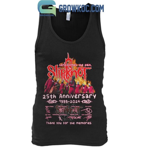 Slipknot 25th Anniversary For The Memories 1999-2024 Fan T-Shirt