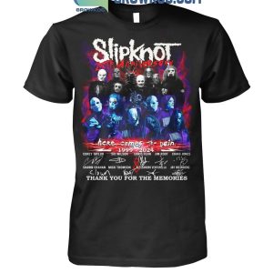 Slipknot Here Come The Pain 25th Anniversary T-Shirt