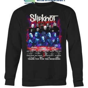 Slipknot Here Come The Pain 25th Anniversary T-Shirt