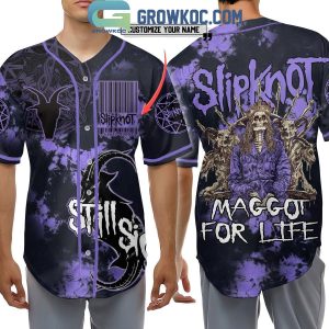 Slipknot Maggot For Life Still Sick Personalized Baseball Jersey