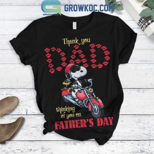 Snoopy Thank You Dad Father’s Day T-Shirt Short Pant