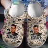 Somebody Save Jelly Roll Crocs Clogs White