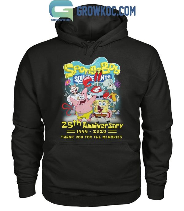 Spongebob Squarepants 25th Anniversary 1999-2024 Fan Memories T-Shirt