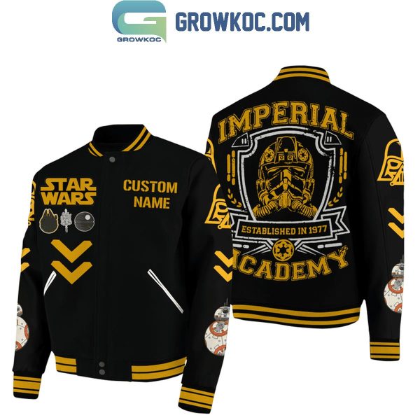 Star Wars Imperial Academy EST 1977 Personalized Baseball Jacket