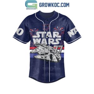 Star Wars Saving America With Han And Chewie Personalized Baseball Jersey