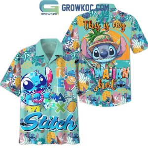 Stitch Relax Summer This Is My Hawaiian Shirts